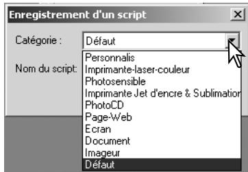MINOLTA DIMAGE SCAN - Enregistrer des réglages de numérisation en tant que script - 2