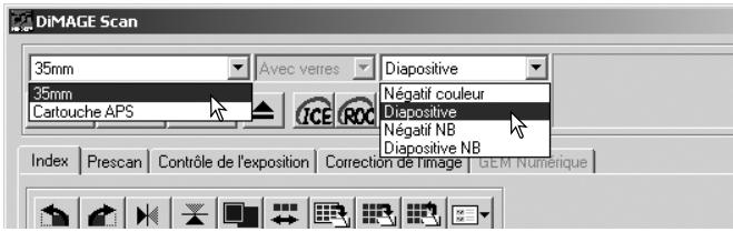 MINOLTA DIMAGE SCAN - Réglage du scanner - 1