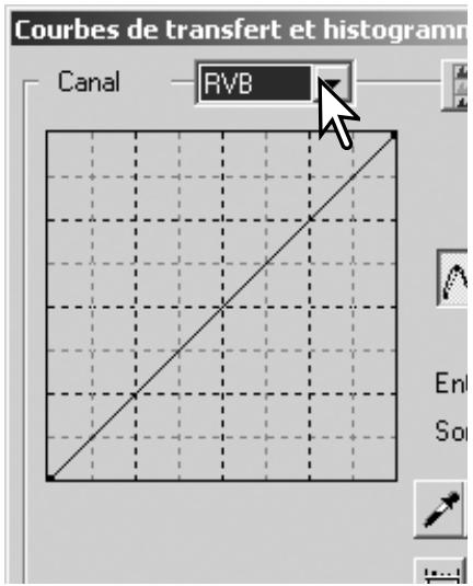 MINOLTA DIMAGE SCAN - Utilisation des courbes tonales - 1