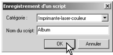 MINOLTA DIMAGE SCAN - Enregistrer des réglages de numérisation en tant que script - 3