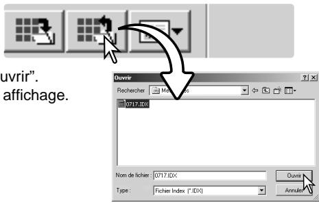 MINOLTA DIMAGE SCAN - Rappel d'un fichier-index - 1
