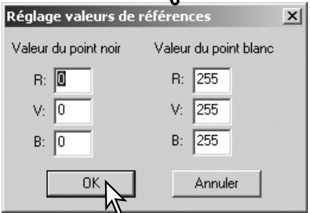 MINOLTA DIMAGE SCAN - Réglage des valeurs de point blanc et noir - 2
