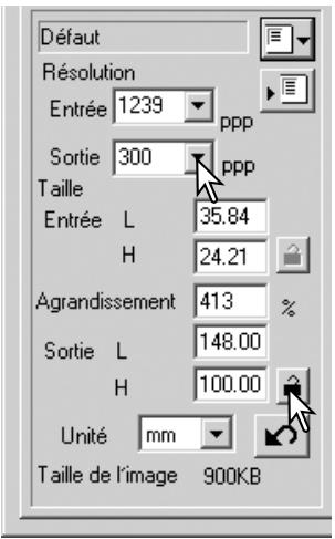 MINOLTA DIMAGE SCAN - Exemples de réglages de numérisation - 2