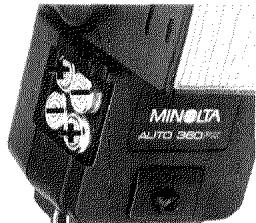 MINOLTA AUTO ELECTROFLASH 360PX - ALIMENTATION - 2
