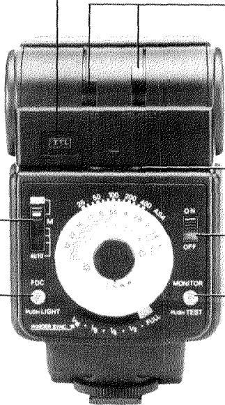 MINOLTA AUTO ELECTROFLASH 360PX - Témoin FDC (contrôle de portée de l'éclair) - 1