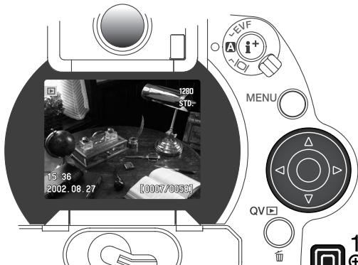 MINOLTA DIMAGE 7HI - PASSER Du mode QUICK VIEW en mode lecture - 1