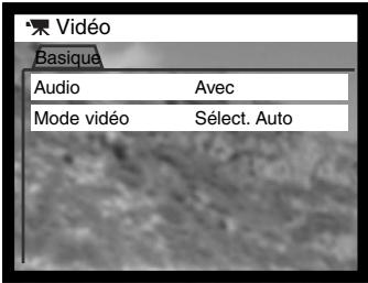 MINOLTA DIMAGE 7HI - Navigation dans le mode VIDEO - 1