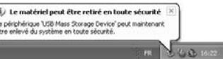 MINOLTA DIMAGE Z6 - Retirer le périphérique en toute sécurité - 4