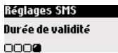 ORANGE DECT 511 - Pour régler la durée de validité - 5