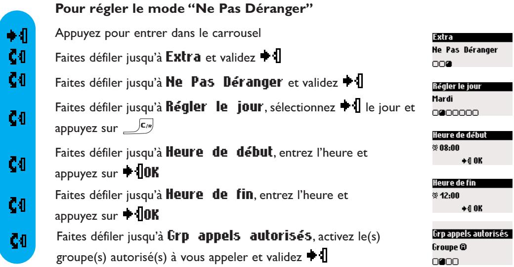ORANGE DECT 511 - Mode “ne pas déranger - 1