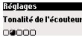 ORANGE DECT 511 - Pour régler la tonalité de l'écouteur - 3