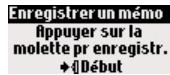 ORANGE DECT 511 - Pour enregistrer un mémo - 3