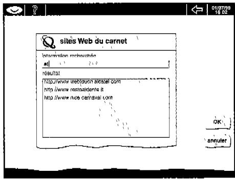 ORANGE WEB TOUCH ONE - Conservez et réutilisez les adresses de vos pages favorites - 3