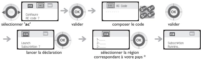 ORANGE 4078 - Déclarer le téléphone sur un système lors de la première mise en route - 6
