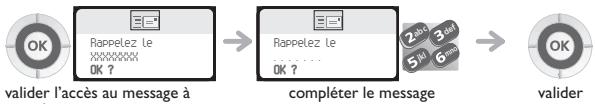 ORANGE 4078 - Les 27 messages prédéfinis sont les suivants : - 1