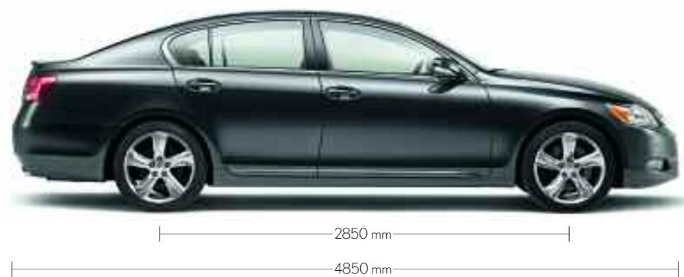 LEXUS GS 300 - Caractéristiques techniques GS 300 / GS 460 - 3