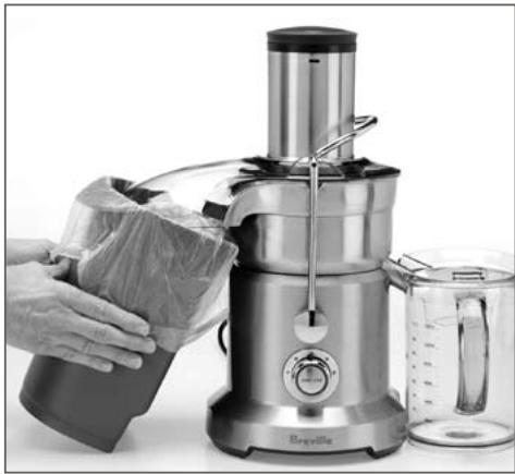 BREVILLE BJE820XL - DÉMONTAGE DE VOTRE EXTRACTEUR DE JUS À 2 FILTRES ^MC DE BREVILLE - 3