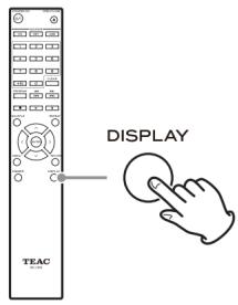 TEAC CDP800NT - Informations affichées à l'écran (cd/usb/net) - 1
