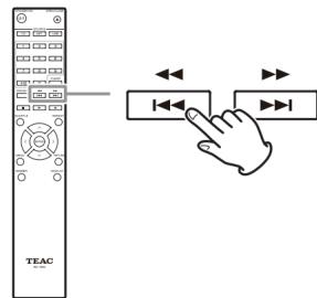TEAC CDP800NT - Saut de recherche d'une piste - 2