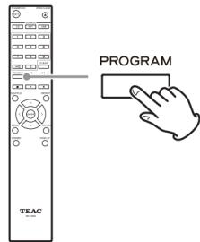 TEAC CDP800NT - Arrêt de la lecture du programme - 1
