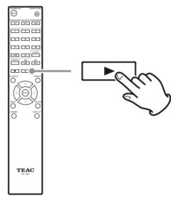 TEAC CDP800NT - Appuyez sur la touche lecture () - 3