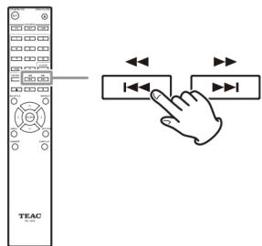 TEAC CDP800NT - Saut de recherche d'une piste - 1