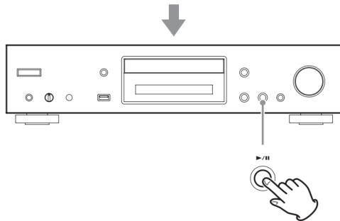 TEAC CDP800NT - Tournez la molette menu/enter (i ▲ / ▷▶) pour sélectionner une piste et appuyez sur la touche lecture/pause (▶ / III). - 3