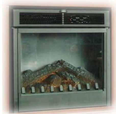PUR LINE CHE18N-JW4 - Cheminée avec option à insert chauffage électrique à convection ou à insert bio ethanol - 3