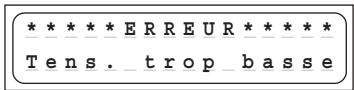 GRAUPNER ULTRAMAT 14 PLUS - Avertissements d'erreur - 6
