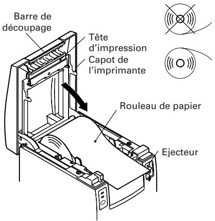 CITIZEN CBM1000 TYPE II - Mise en place/Remplacement des rouleaux de papier - 1