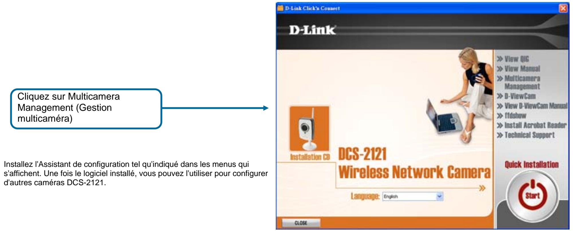 CITIZEN DCS-2121 - Installation du logiciel de l'assistant de configuration - 1