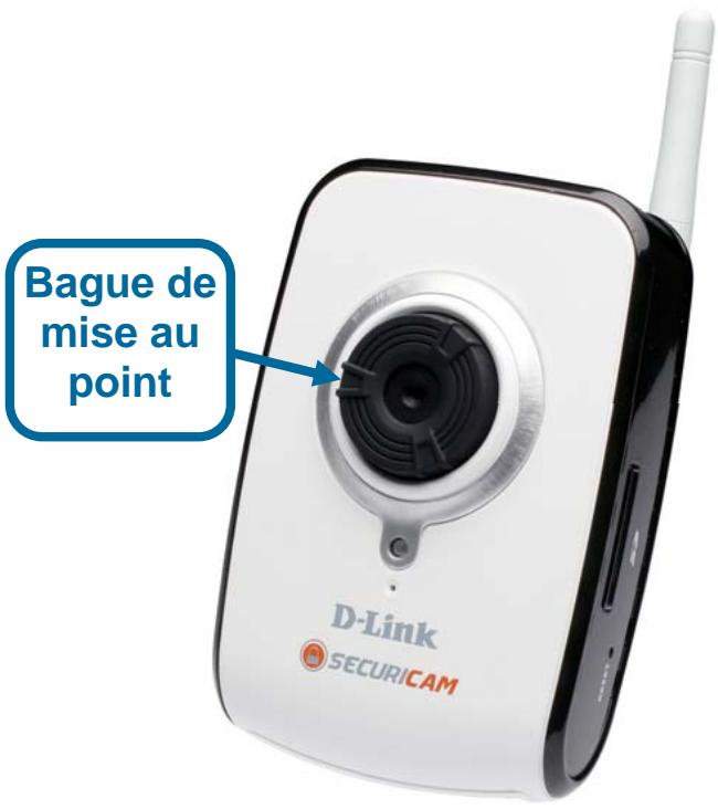 CITIZEN DCS-2121 - Réglage de la mise au point de la caméra - 1