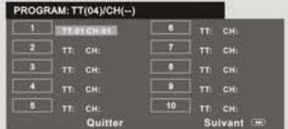 NESX NE-19C - Menu des préférences - 1