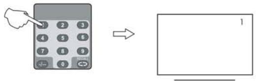 NESX NE-19C - Sélection des chaînes par numéro - 1