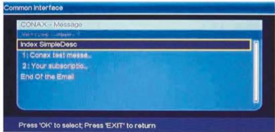 NESX NE-19C - Message - 1