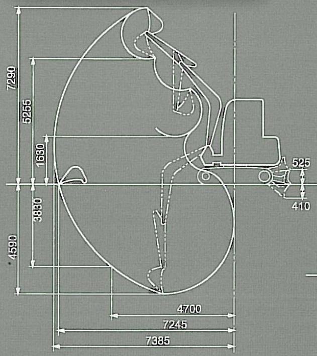 TAKEUCHI TB175 - Dimensions - 1