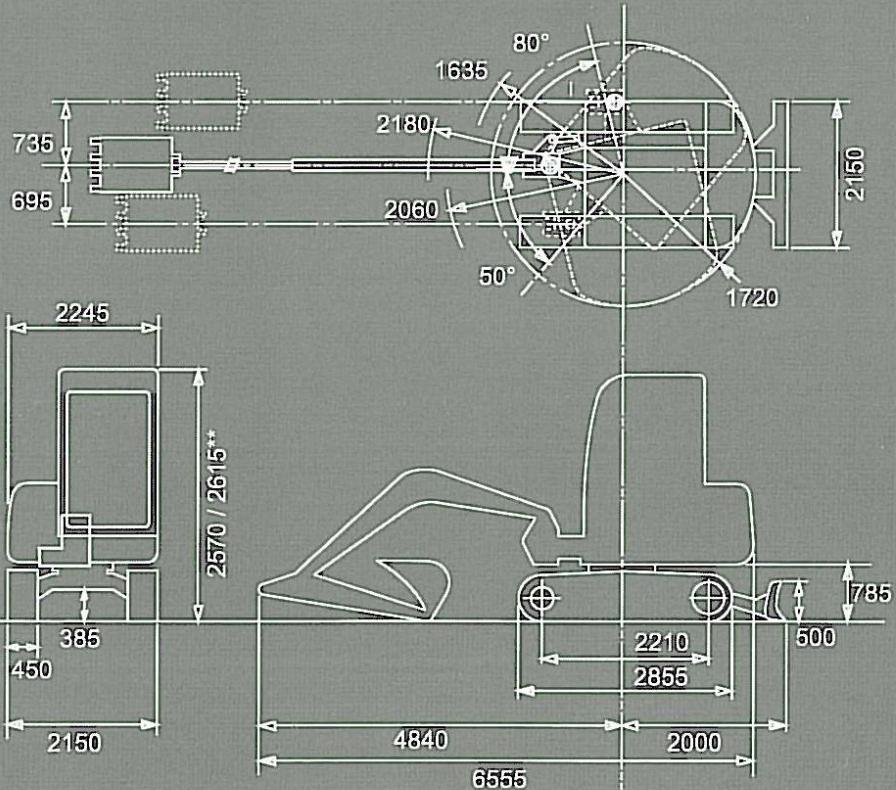 TAKEUCHI TB175 - Dimensions - 2