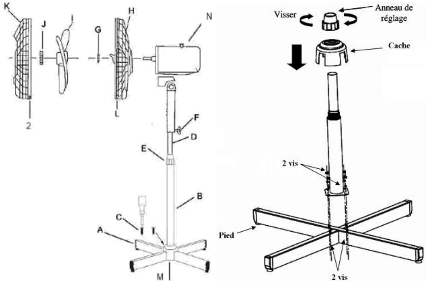 OCEANIC OCEAVP40 - Instructions d'assemblage - 1