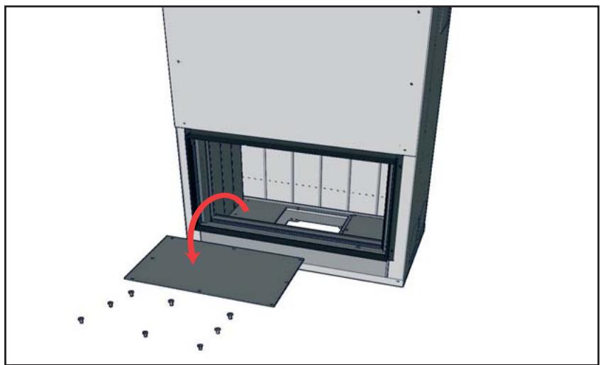 BODART & GONAY BODART & GONAY PHENIX 75 - Placement du ventilateur par l'intérieur: - 1