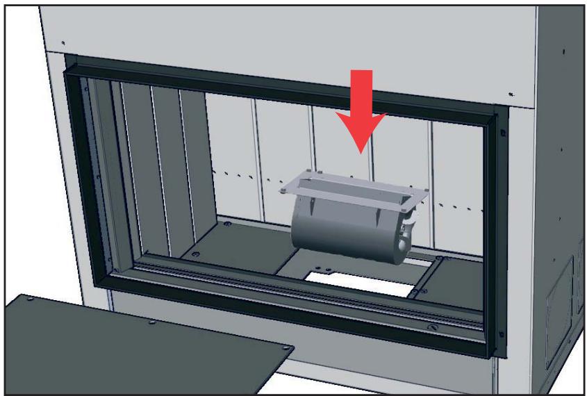 BODART & GONAY BODART & GONAY PHENIX 75 - Placement du ventilateur par l'intérieur: - 2