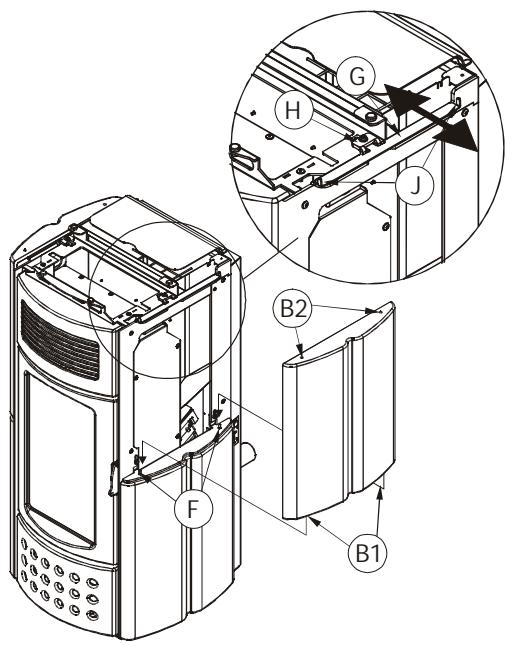 MCZ GEA - Montage du DESSUS en céramique (SOLAR et GEA) - 2