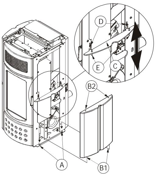 MCZ GEA - Montage du DESSUS en céramique (SOLAR et GEA) - 1
