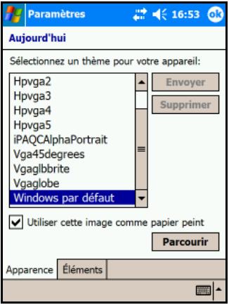 HP POCKET - Personnalisation de l'écran aujourd'hui - 1