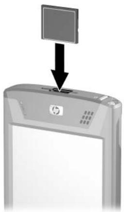 HP POCKET - Installation d'une carte d'extension CF - 1
