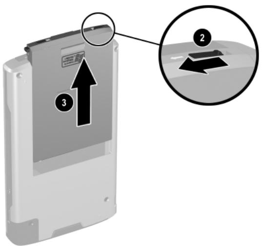 HP POCKET - Retrait de la batterie - 3