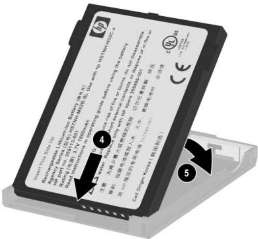 HP POCKET - Installation de la batterie - 3