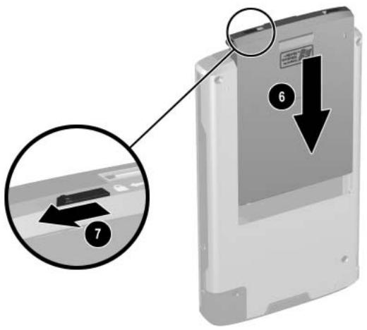 HP POCKET - Installation de la batterie - 4