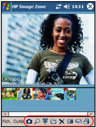HP POCKET - Utilisation de HP image zone - 1