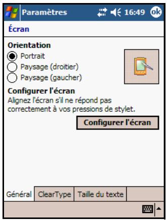 HP POCKET - Changement de l'orientation de l'écran - 1