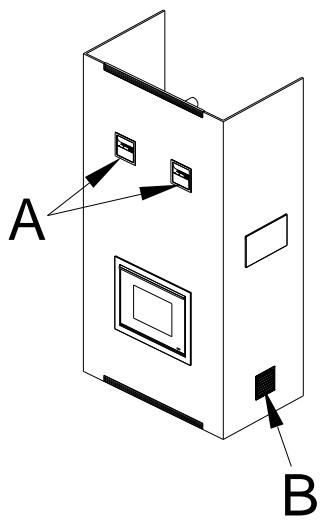 MCZ POWERTHERM - Composants du kit de ventilation forcée - 1